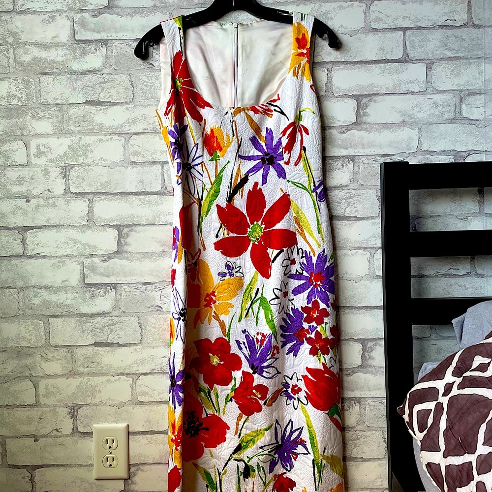 Dolce & Gabbana Floral Cocktail Dress